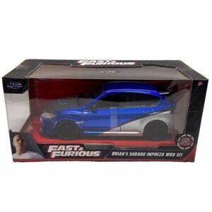 Jada Fast &‎ Furious Brian’s Subaru Impreza WRX STI Die-cast 1:24 Model Car NIP